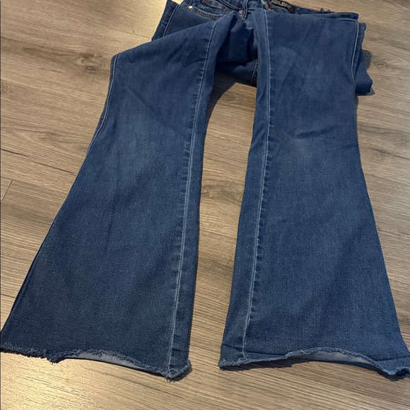 Judy Blue Women's Flare Jeans - Deep Blue - Picture 5 of 6